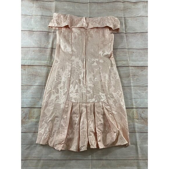 Vintage Cache Petites By Bari Protas Women's Embellished Cocktail Dress - 8 - Picture 10 of 14